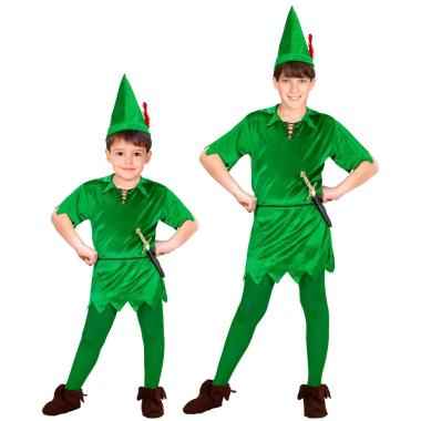 Costume Peter Pan Verde |Widmann