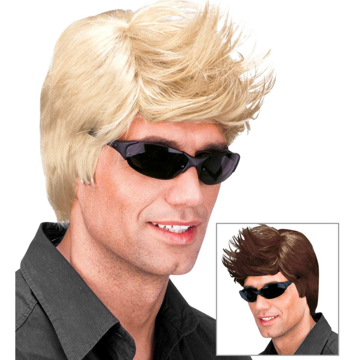 Parrucca Con Ciuffo Assortita 2 Colori |Widmann