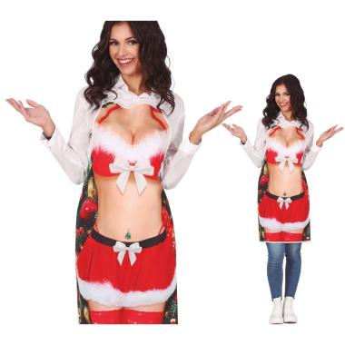 Grembiule Natalizio in Tessuto Sexy Donna | Guirca