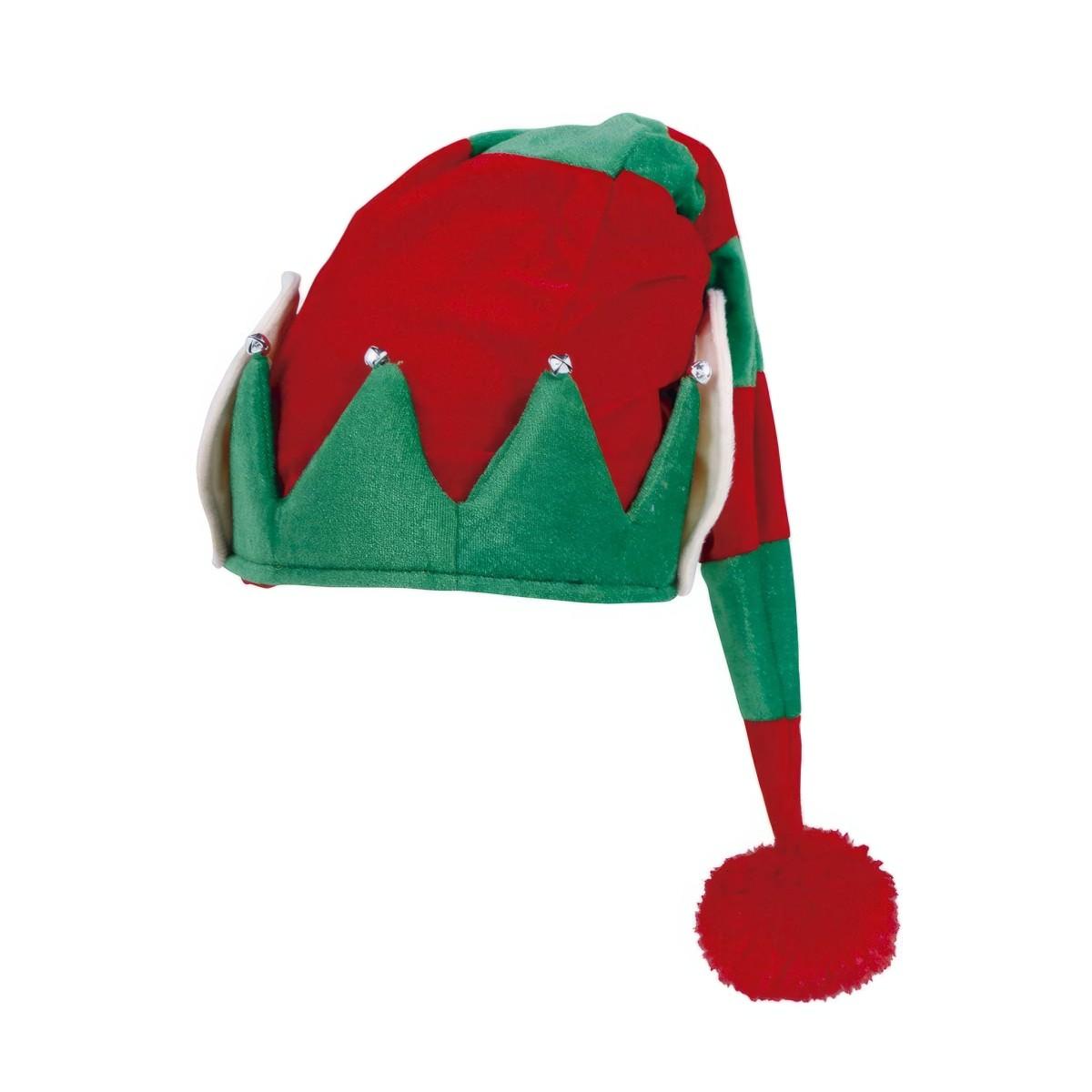 Cappello Elfo Righe Con Orecchie | Guirca