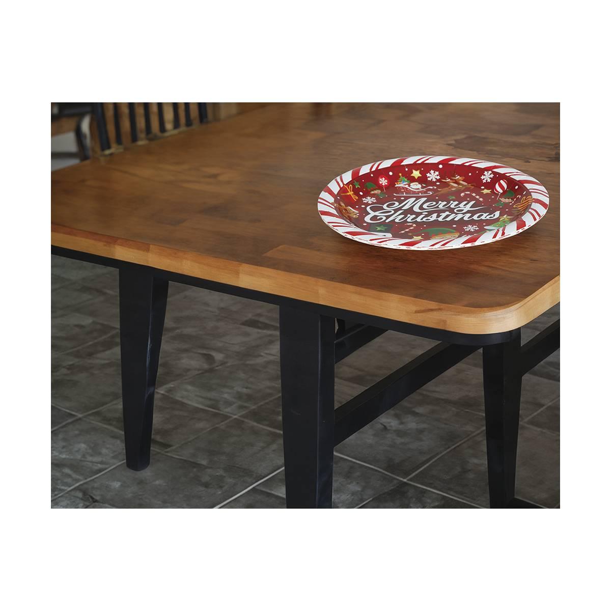 Piatti Carta Natale cm.Ã?23 Con Scritta pz6 | Guirca