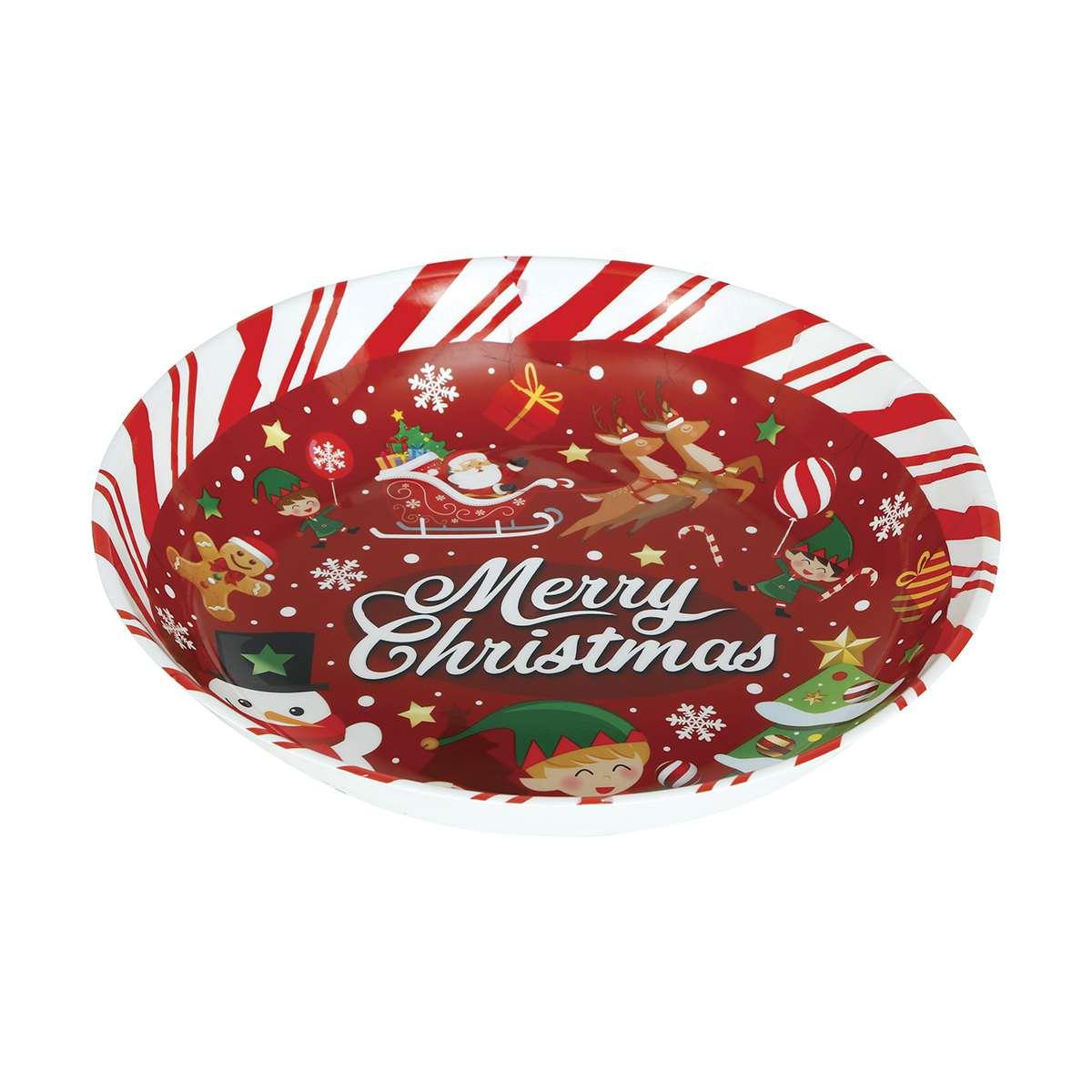 Ciotola Natale PVC cm.Ã?32 Con Scritta | Guirca