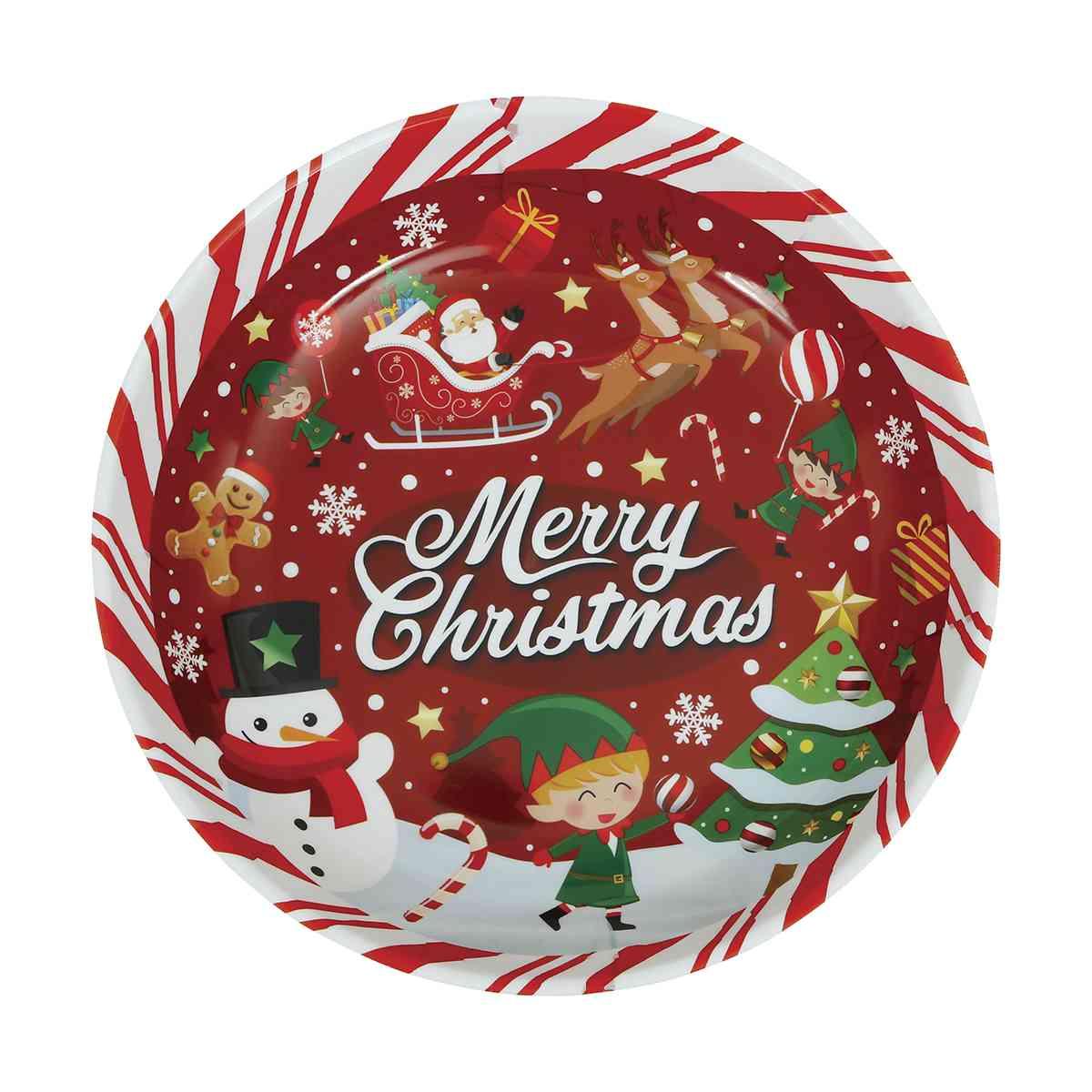 Ciotola Natale PVC cm.Ã?32 Con Scritta | Guirca