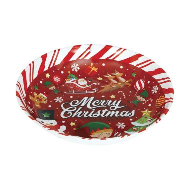 Ciotola Natale PVC cm.Ã?32 Con Scritta | Guirca