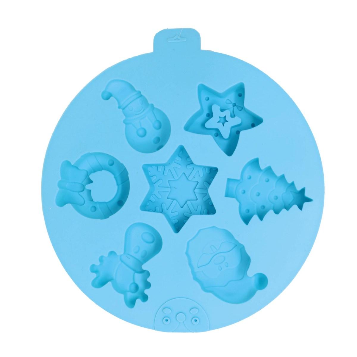 Stampo Silicone Natale Biscotti Set pz.7 | Guirca