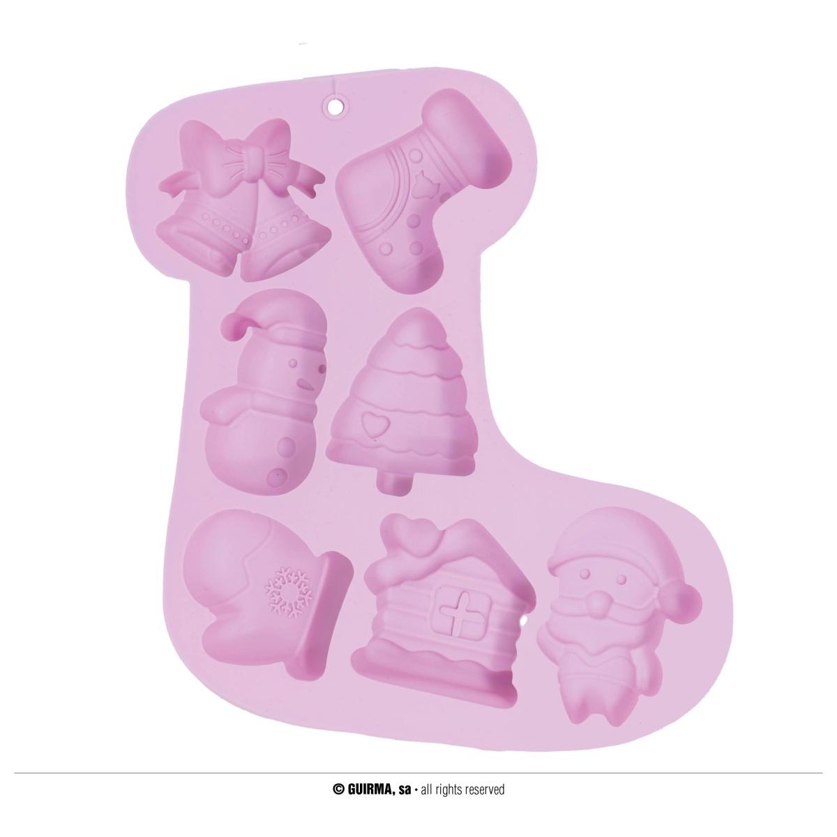 Stampo Silicone Natale Biscotti Set pz.7 | Guirca