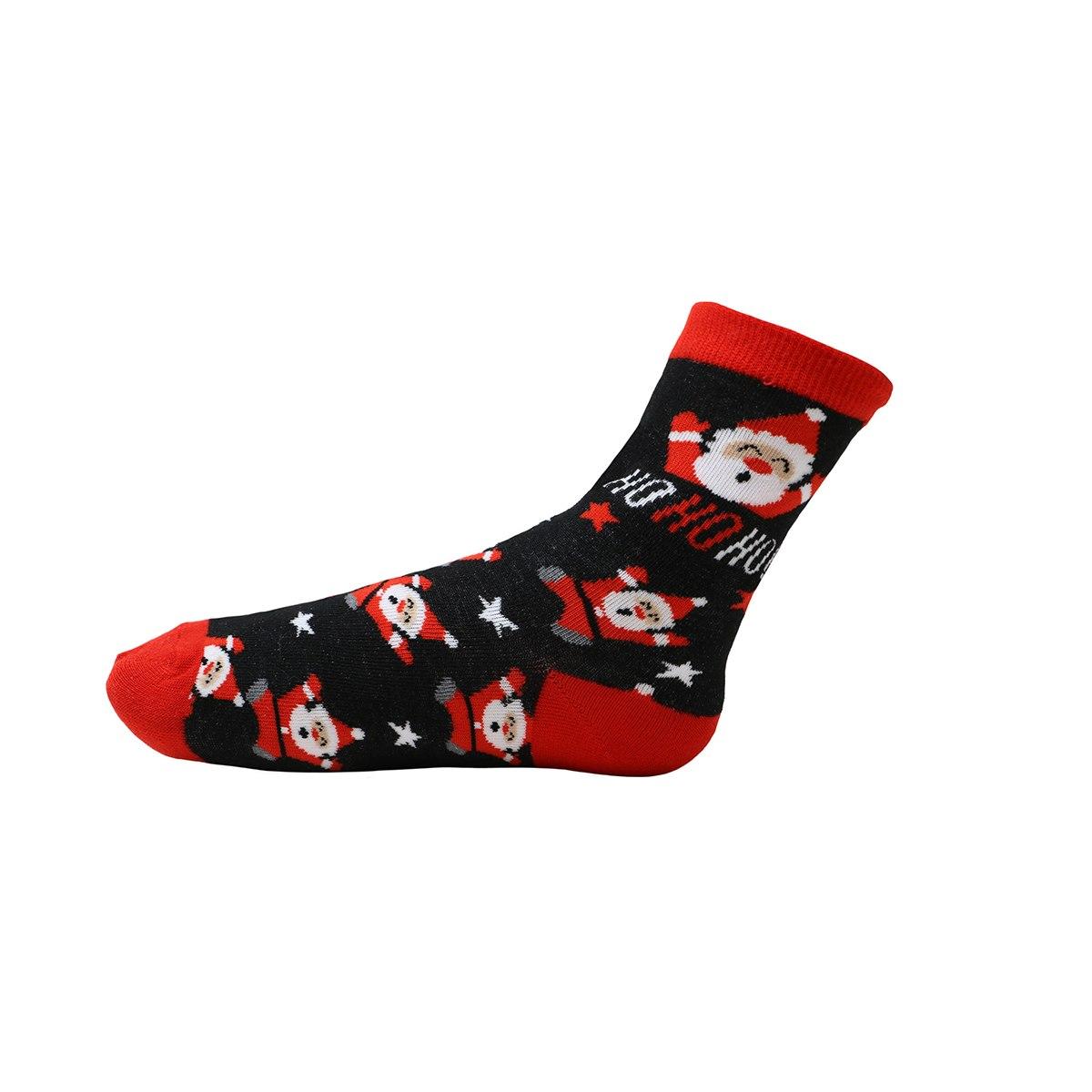 Calzini Natale Neri con Babbo Natale | Guirca