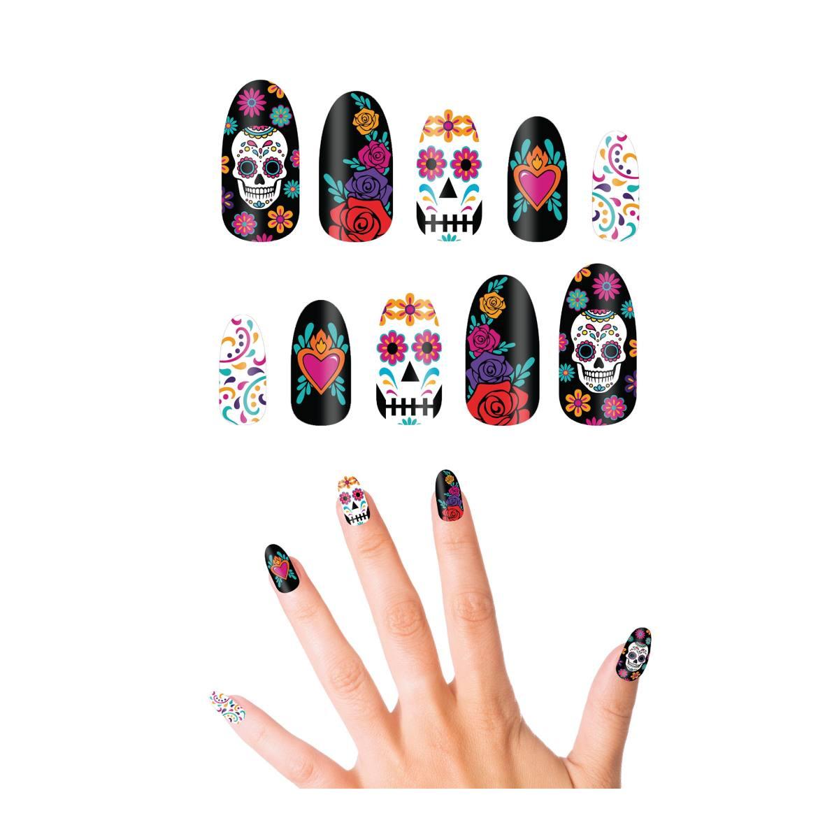 Unghie Catrina con Colla Set 12 pz. | Guirca