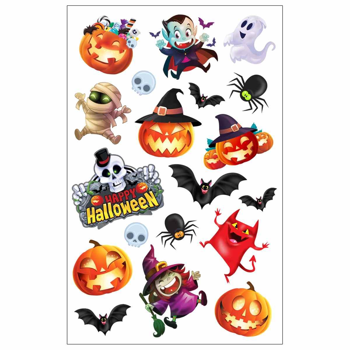 Tatuaggi Corpo Halloween Rimovibili Assortiti | Guirca