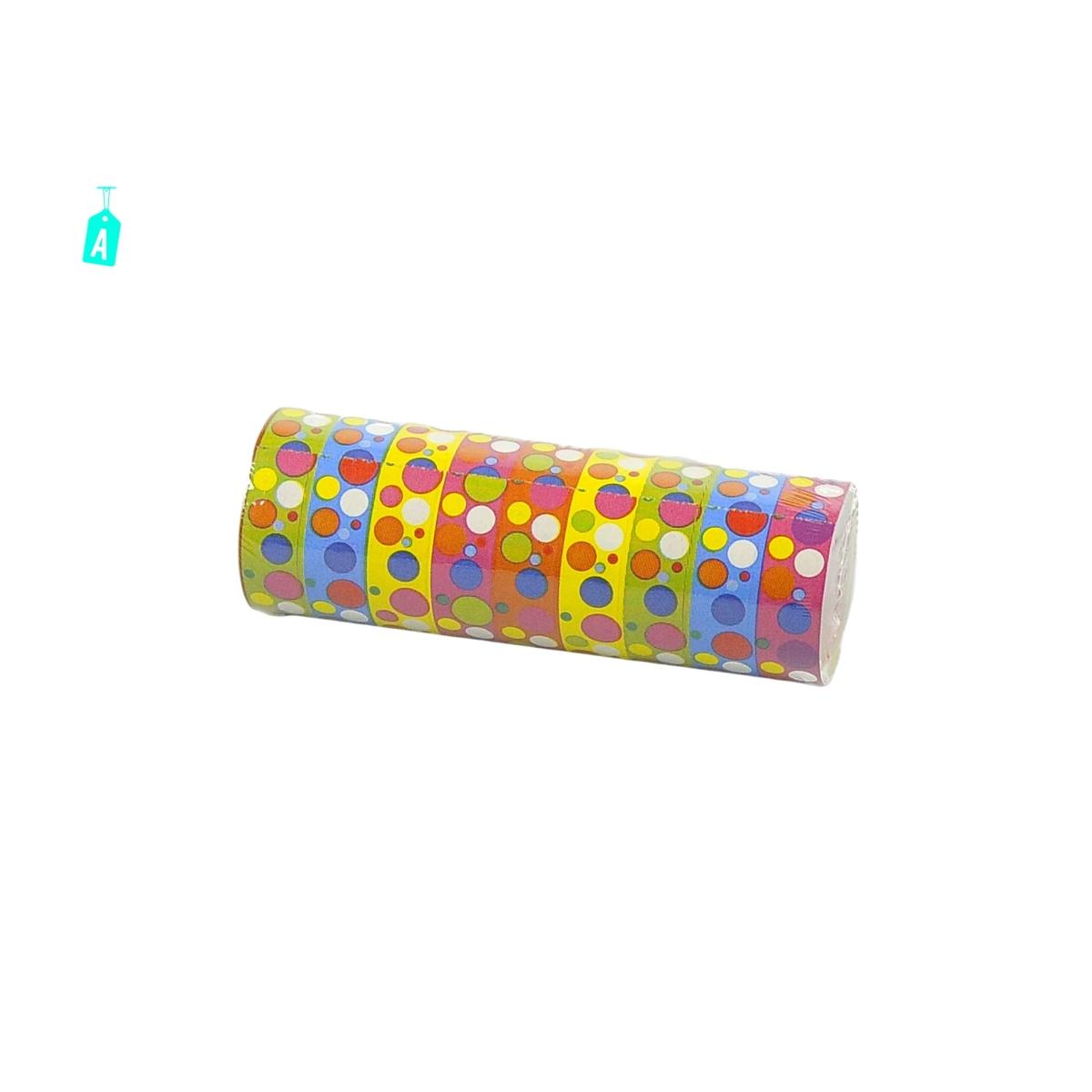 Stelle Filanti Multicolor Set pz.9 Mt.10 6 Modelli |Carnival Toys