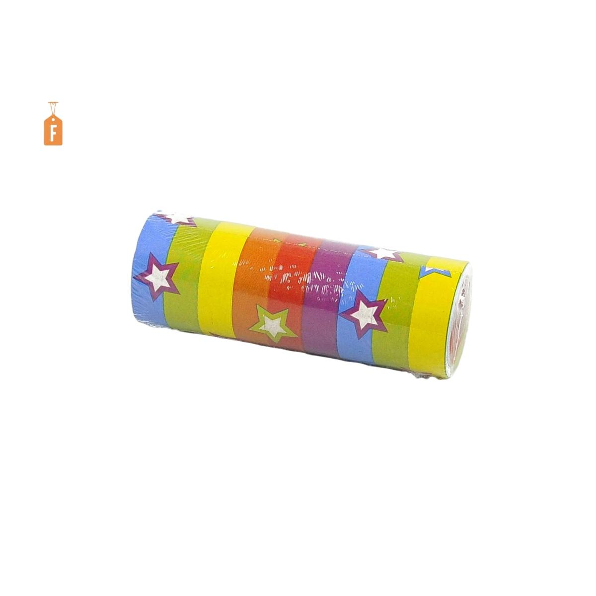 Stelle Filanti Multicolor Set pz.9 Mt.10 6 Modelli |Carnival Toys