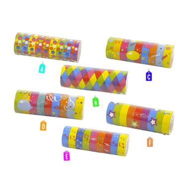 Stelle Filanti Multicolor Set pz.9 Mt.10 6 Modelli |Carnival Toys
