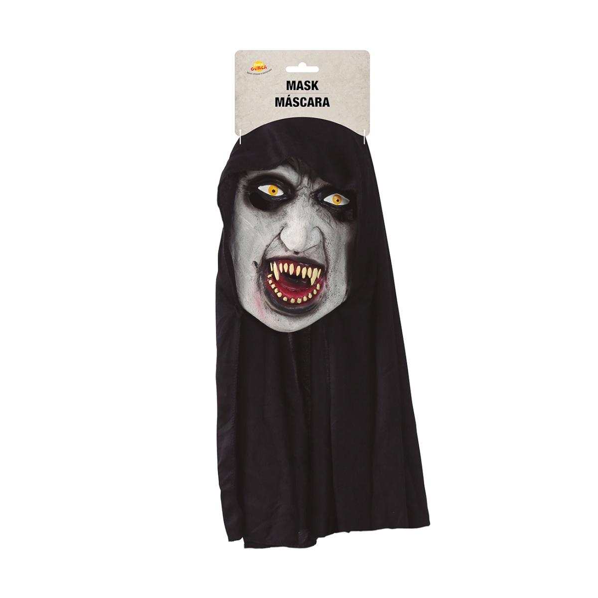 Maschera Viso Horror Lattice Suora con Cappuccio | Guirca