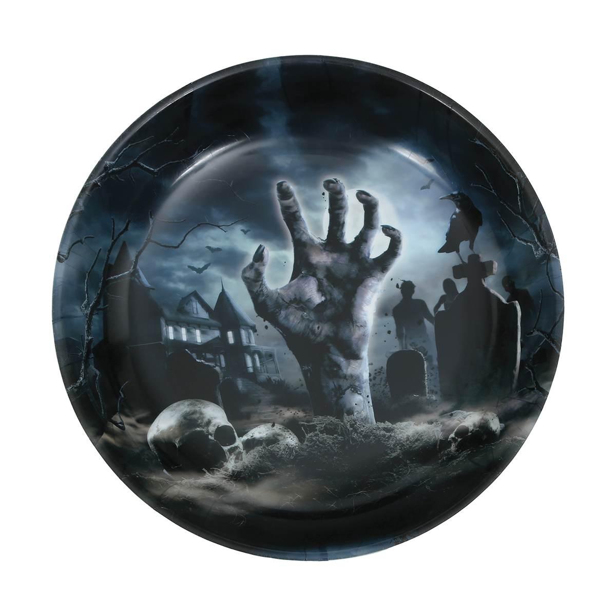 Ciotola Halloween PVC Cimitero cm.Ã?32 | Guirca