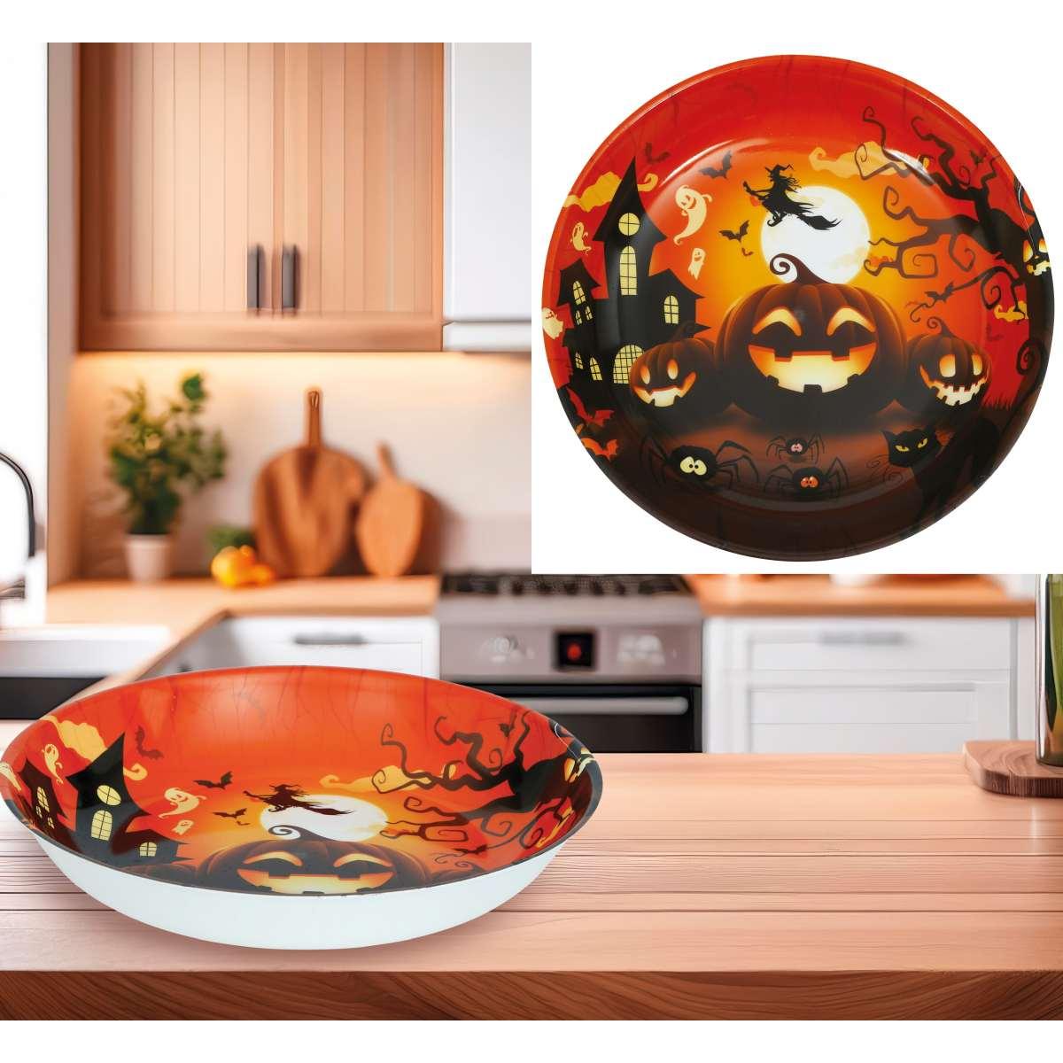 Ciotola Halloween PVC Zucche cm.Ã?32 | Guirca