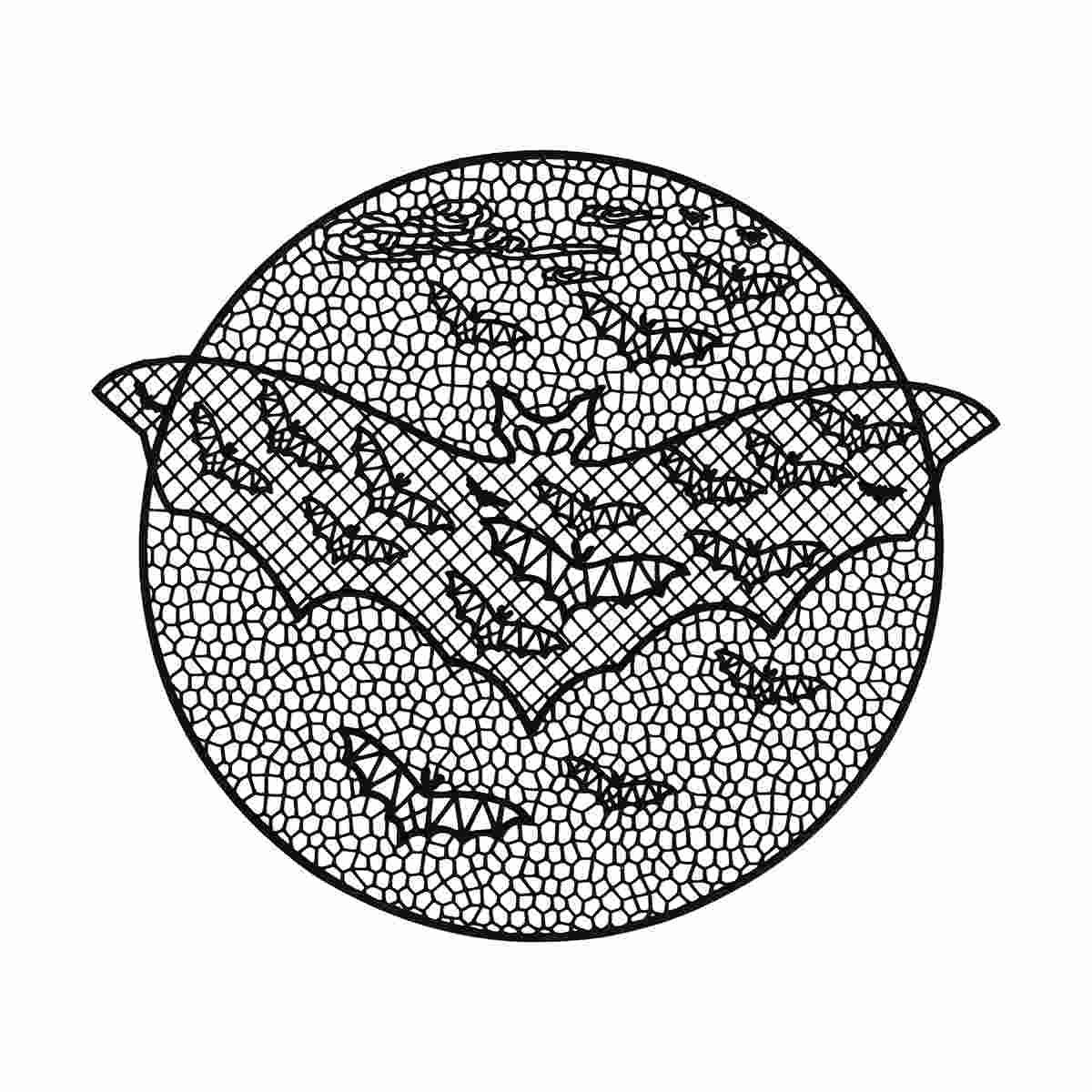 Tovaglietta Sottopiatto PVC Halloween con Pipistrello cm.Ã?38 | Guirca