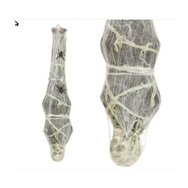 Mummia con Ragnatele da Appendere cm.75 | Guirca