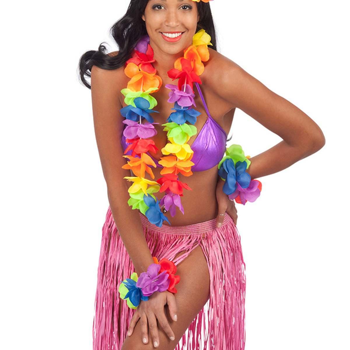 Bracciali Hawaii Fiori Multicolor Set pz.2 |Carnival Toys