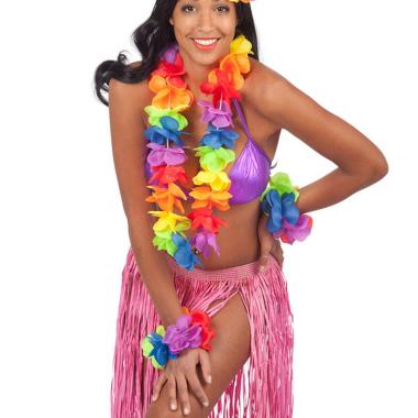 Bracciali Hawaii Fiori Multicolor Set pz.2 |Carnival Toys