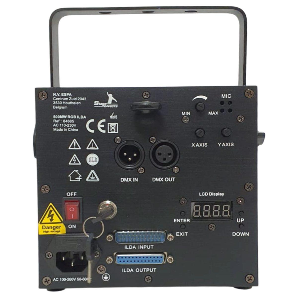 Proiettore Laser Cube 500mw RGB ILDA | Espa