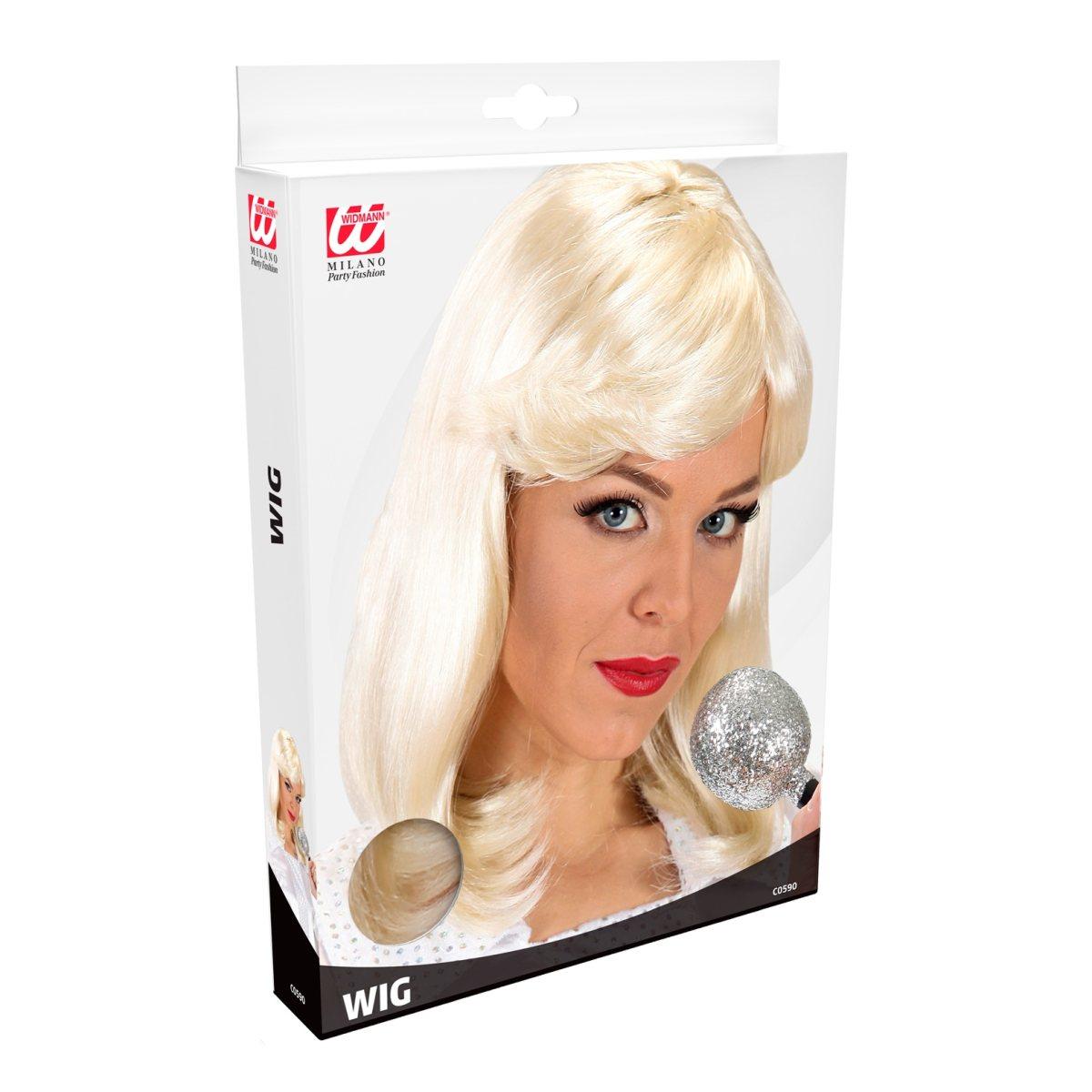 Parrucca Anni '50/'60 Bionda con Frangia |Widmann