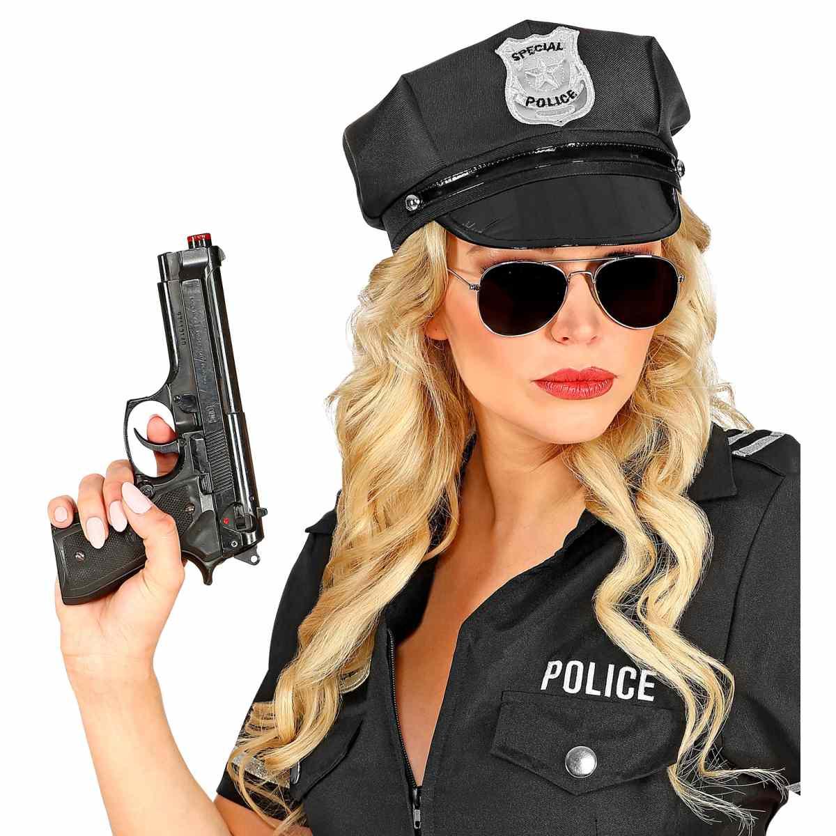 Cappello Poliziotto Nero Regolabile |Widmann