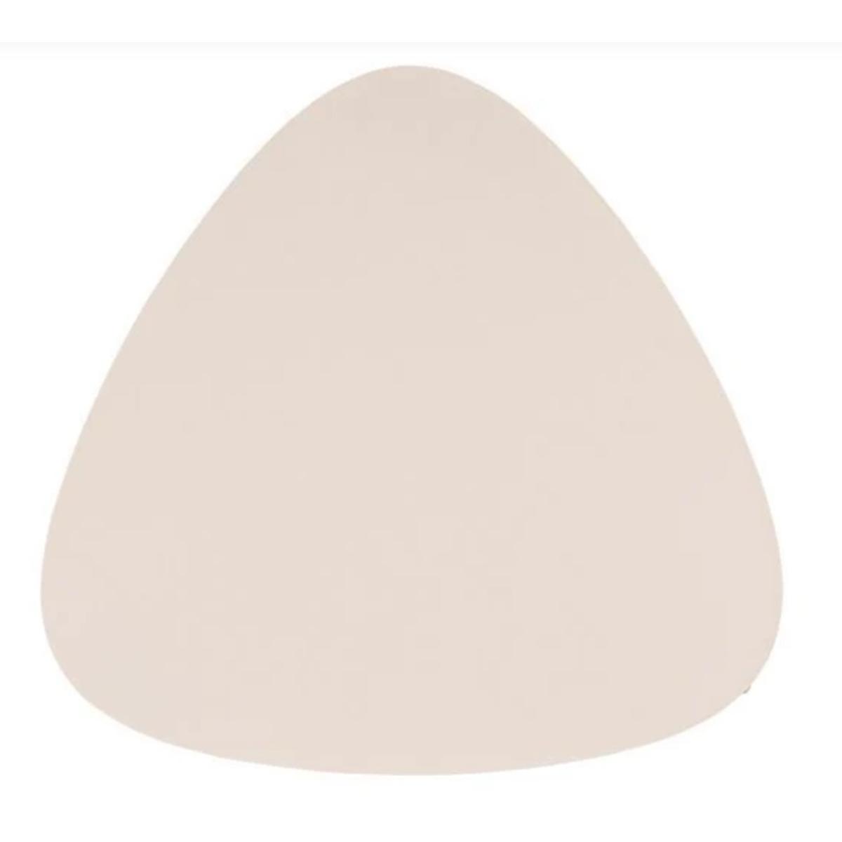 Tavolo Metallo Yvonne Sagomato Beige cm.77x73x35