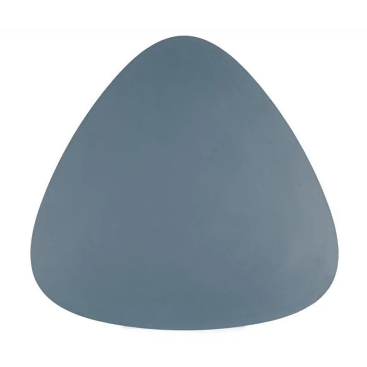 Tavolo Metallo Yvonne Sagomato Ottanio cm.77x73x35