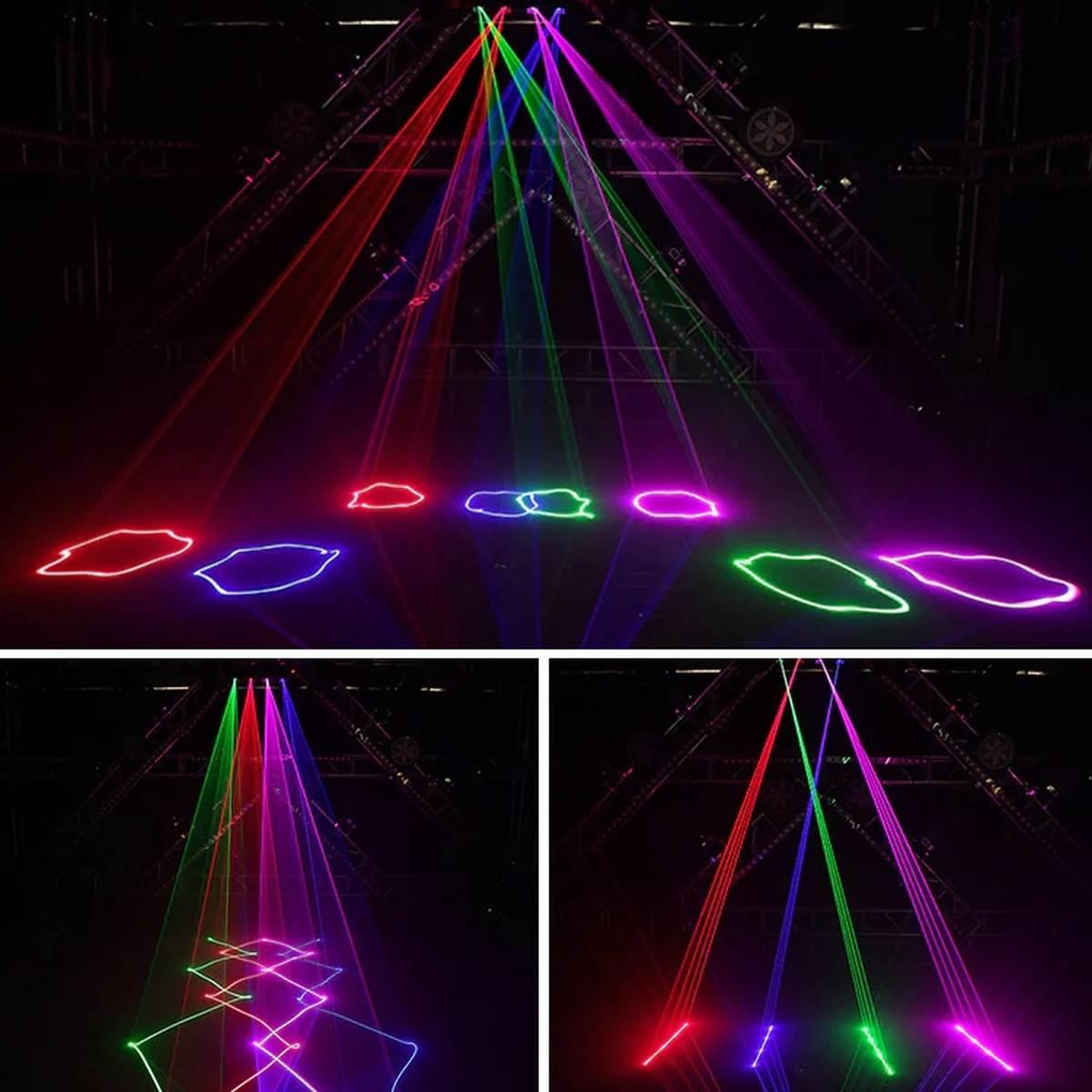 Proiettore Laser Professionale RGBV 4 Teste 560mW | Espa