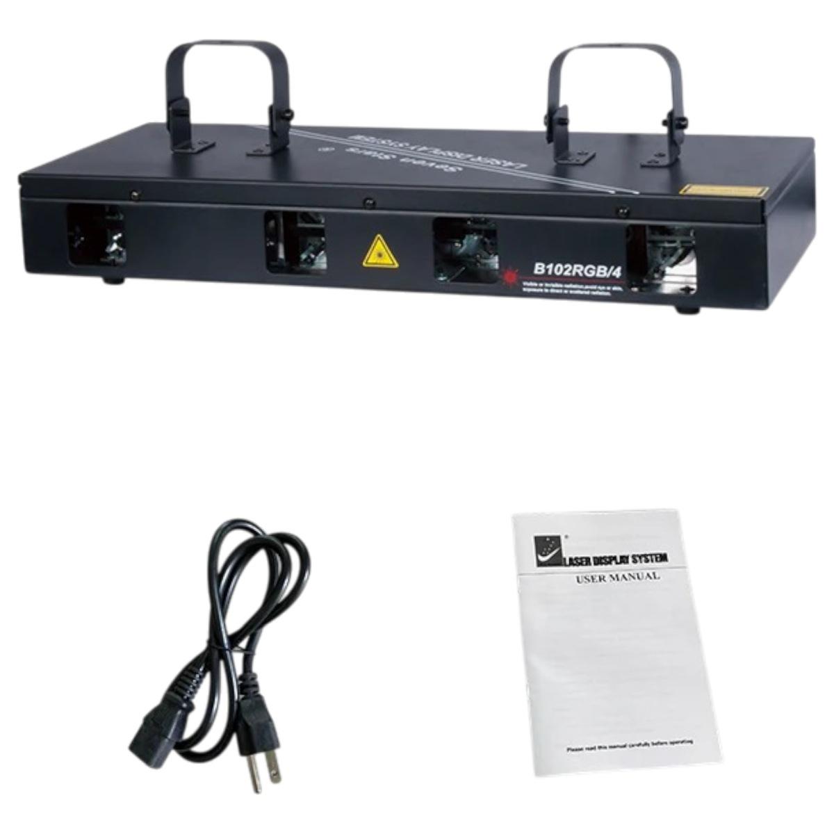 Proiettore Laser Professionale RGBV 4 Teste 560mW | Espa