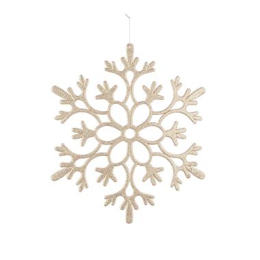 Decorazione Natalizia Fiocco Neve Oro cm.Ã˜40 |Bizzotto_485