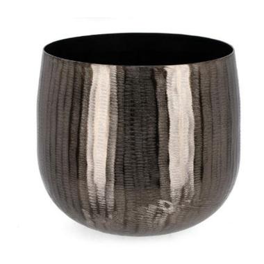 Portavaso Metallo Chisel To Antracite cm.29x25 |Bizzotto_300