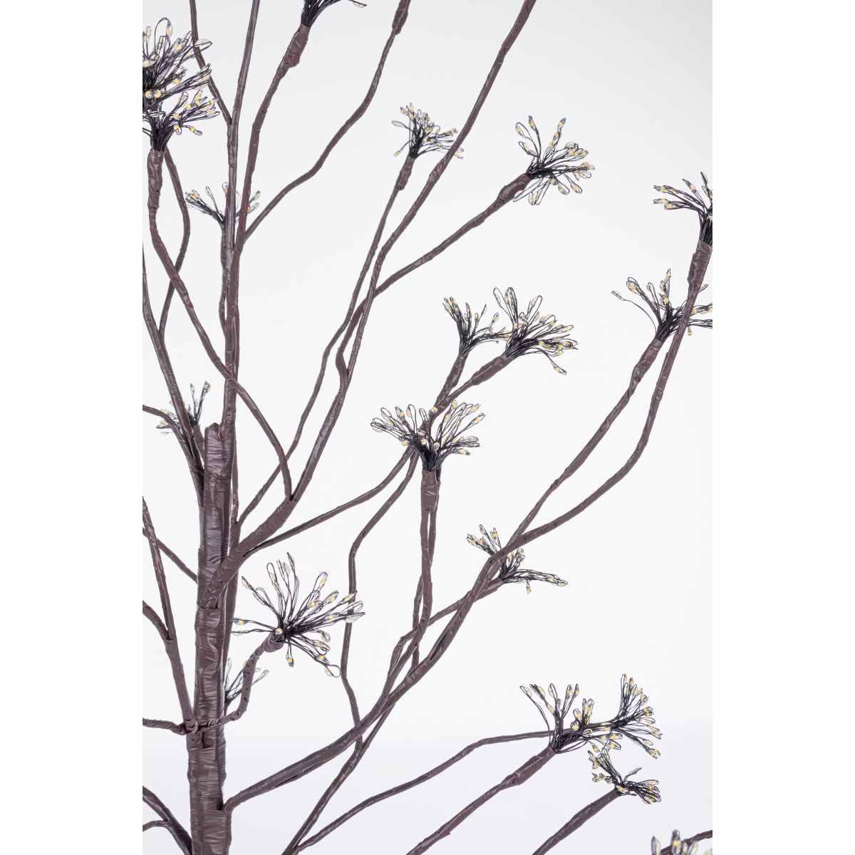 Albero Natale cm.90 Led 600 Bianco Caldo con Fiori |Bizzotto_851