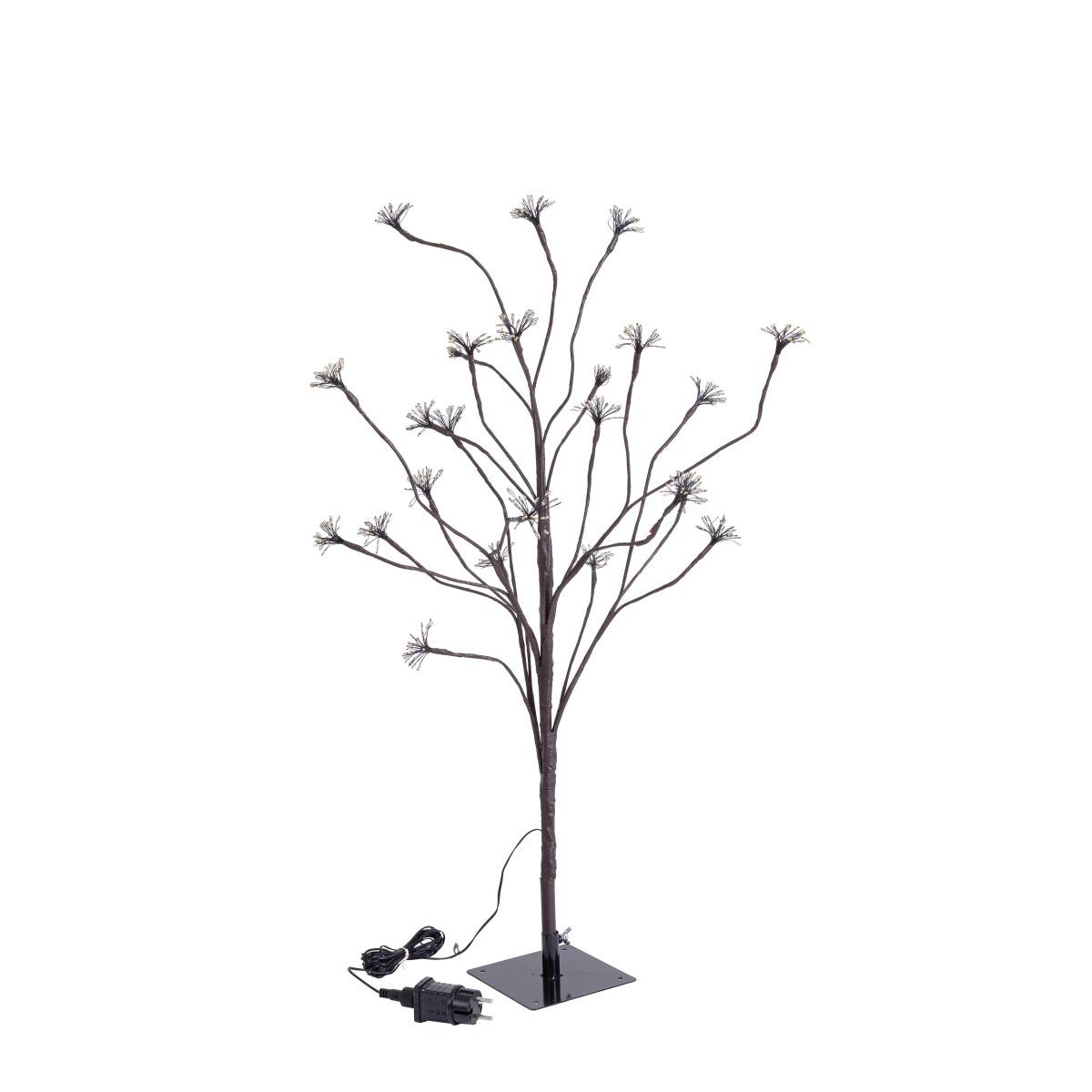 Albero Natale cm.90 Led 600 Bianco Caldo con Fiori |Bizzotto_851