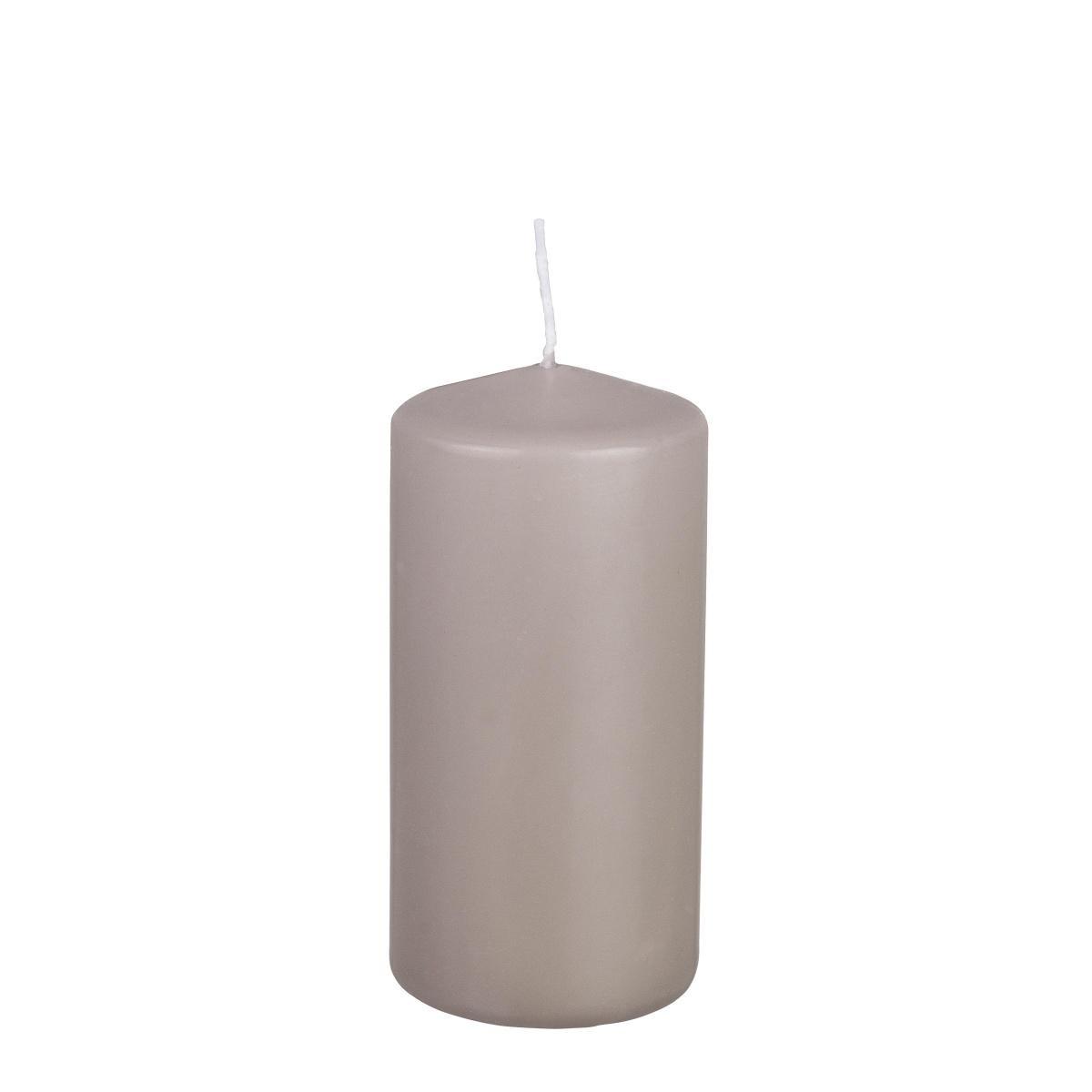 Candela cm.6x12 Cilindrica Grigio |Bizzotto_447