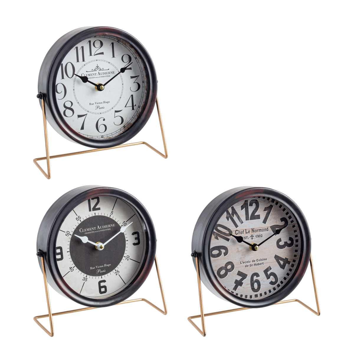 Orologio da Tavolo Clement cm.24X22 |Bizzotto_016C