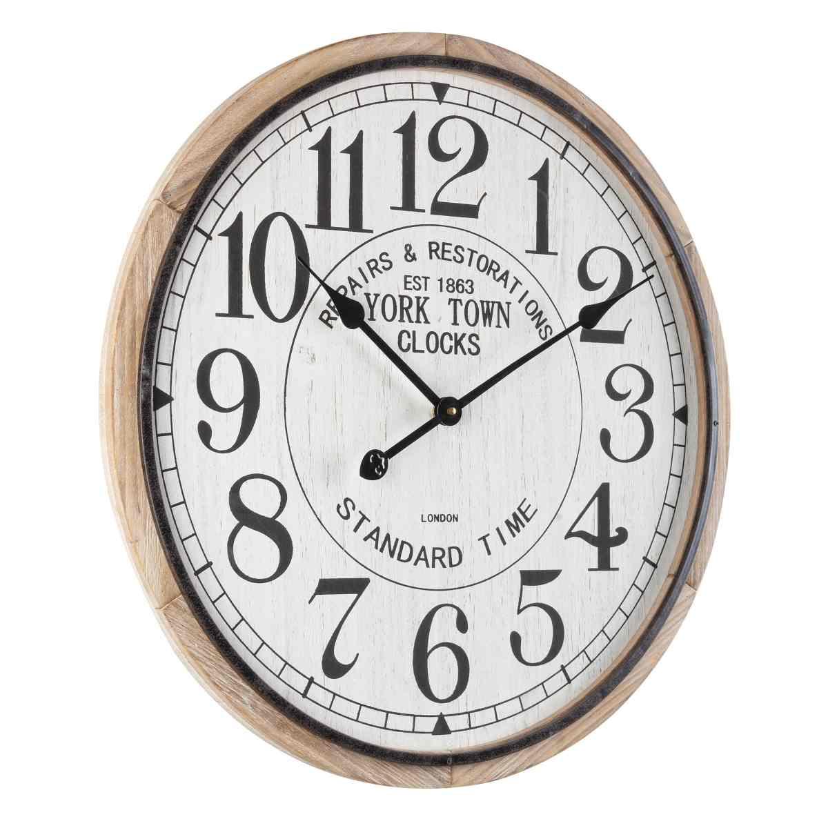 Orologio a Parete cm.Ø60 Legno Ticking Tondo |Bizzotto_982