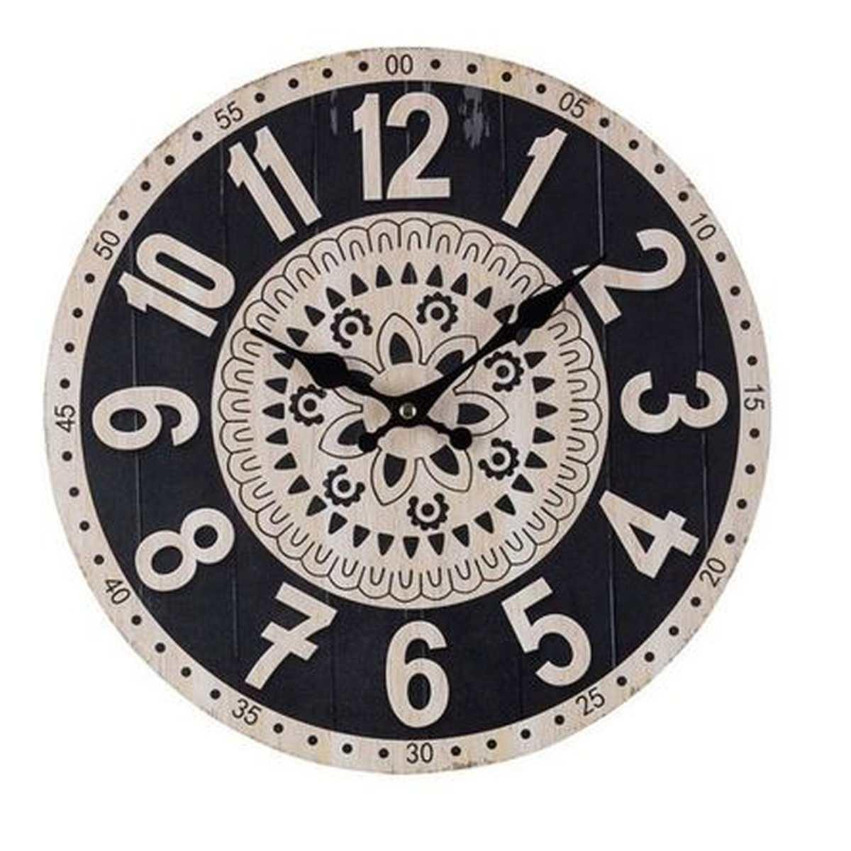 Orologio a Parete cm.Ø34 Legno Mandala Tondo |Bizzotto_171B