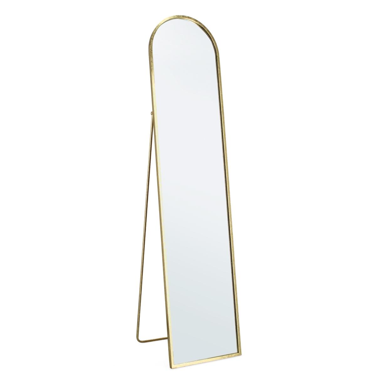 Specchio Da Terra Metallo Oro cm.40x4x175 |Bizzotto_295