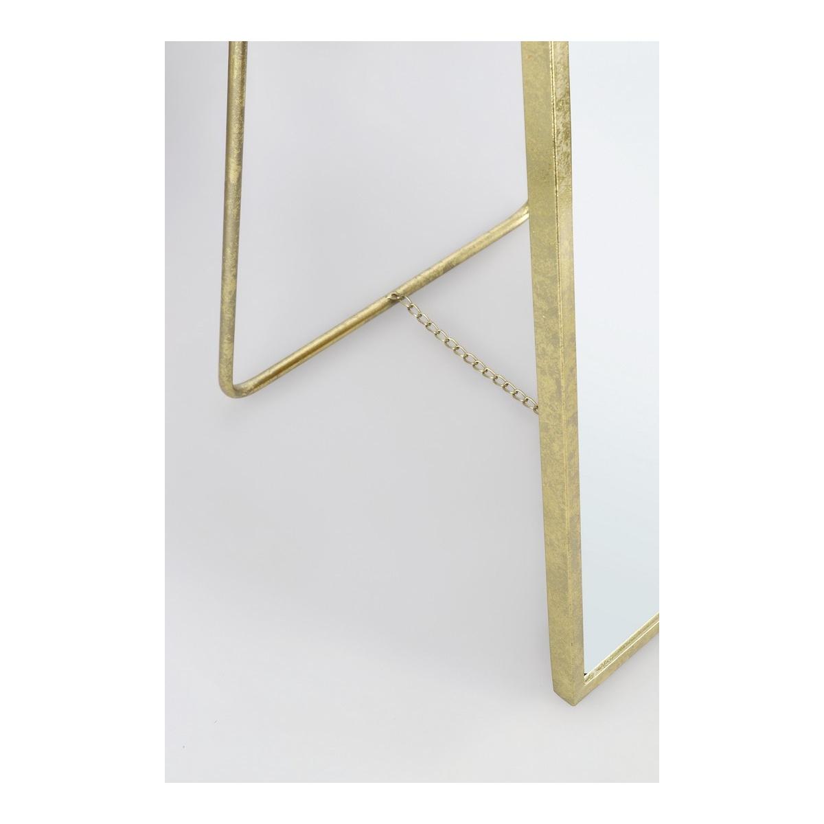 Specchio Da Terra Metallo Oro cm.40x4x175 |Bizzotto_295