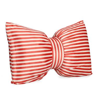 Cuscino Arredo Athel Fiocco Righe Rosso 60x40 |Bizzotto_524