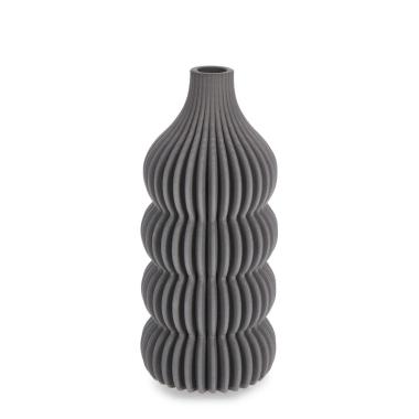 Vaso Ceramica Ilsa Grigio cm.12x25 |Bizzotto_254