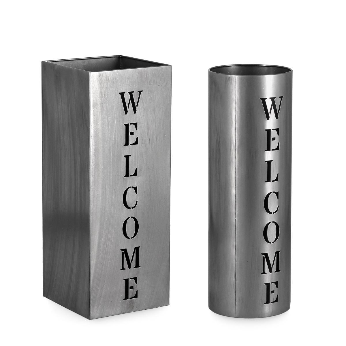 Portaombrelli Metallo Welcome Tondo cm.Ø18x52 |Bizzotto_307