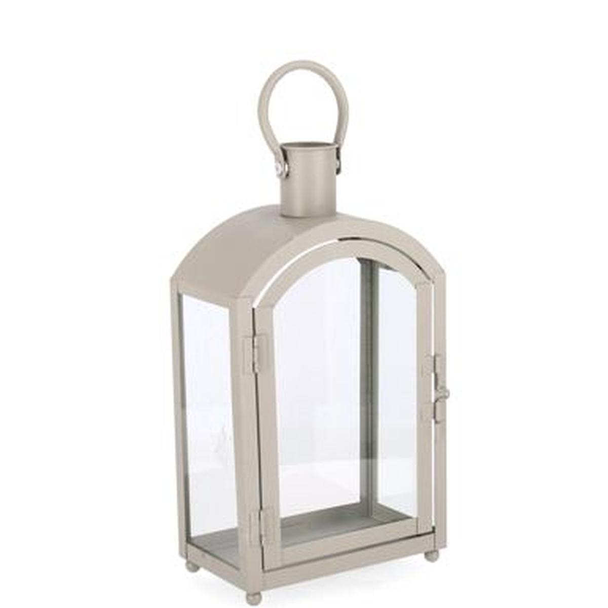 Lanterna cm.32 Metallo Jillian Grigia |Bizzotto_618