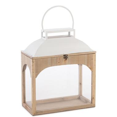 Lanterna cm.50 Legno Shayra Naturle |Bizzotto_229