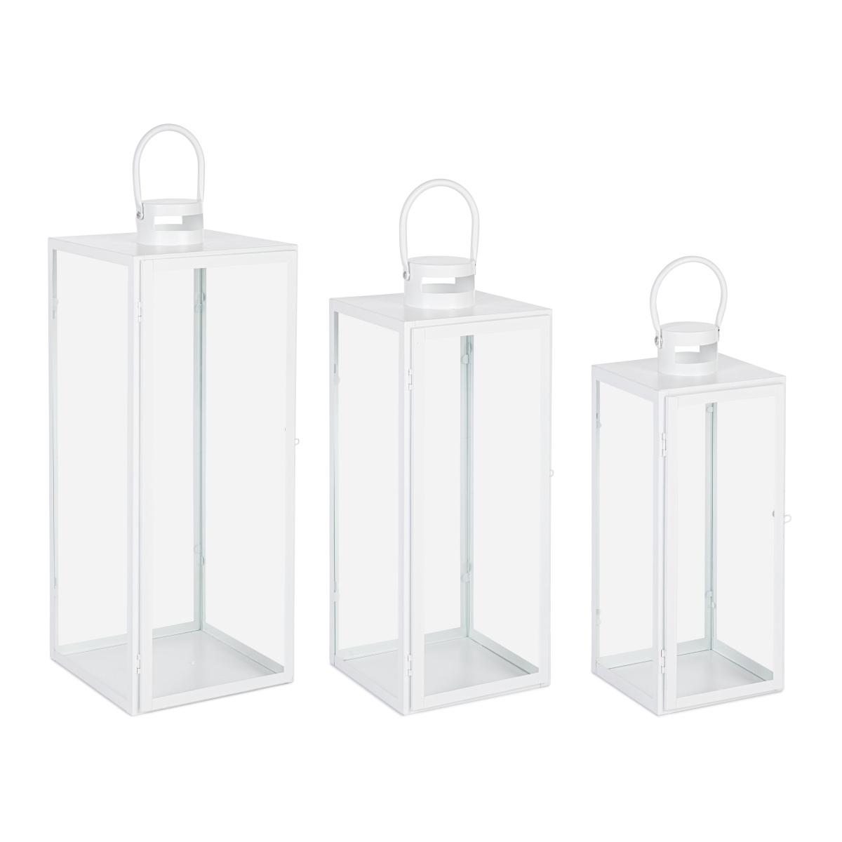 Lanterna cm.65 Metallo Lior Bianca |Bizzotto_207