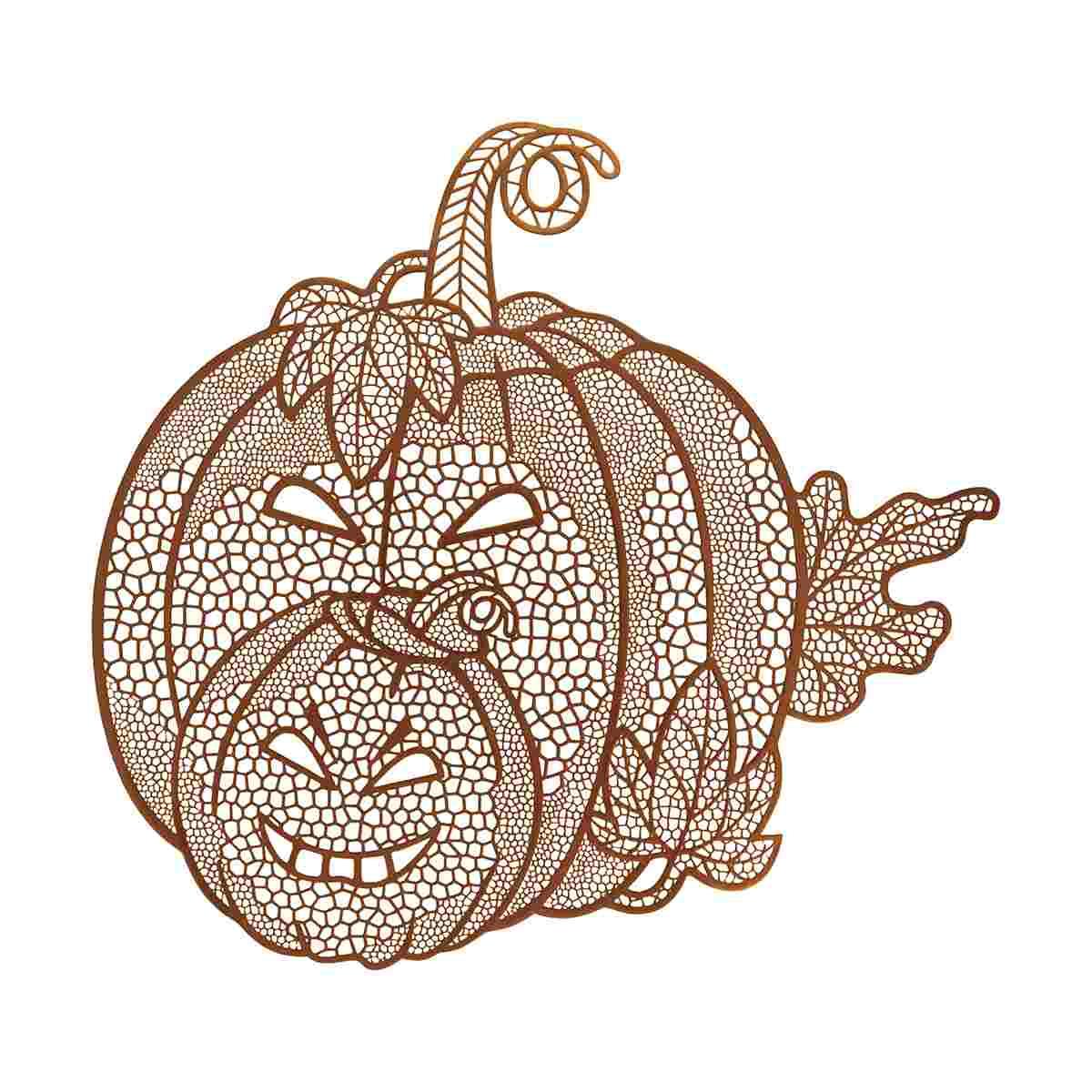 Tovaglietta Sottopiatto PVC Halloween con Zucca cm.Ø38 |Guirca_138