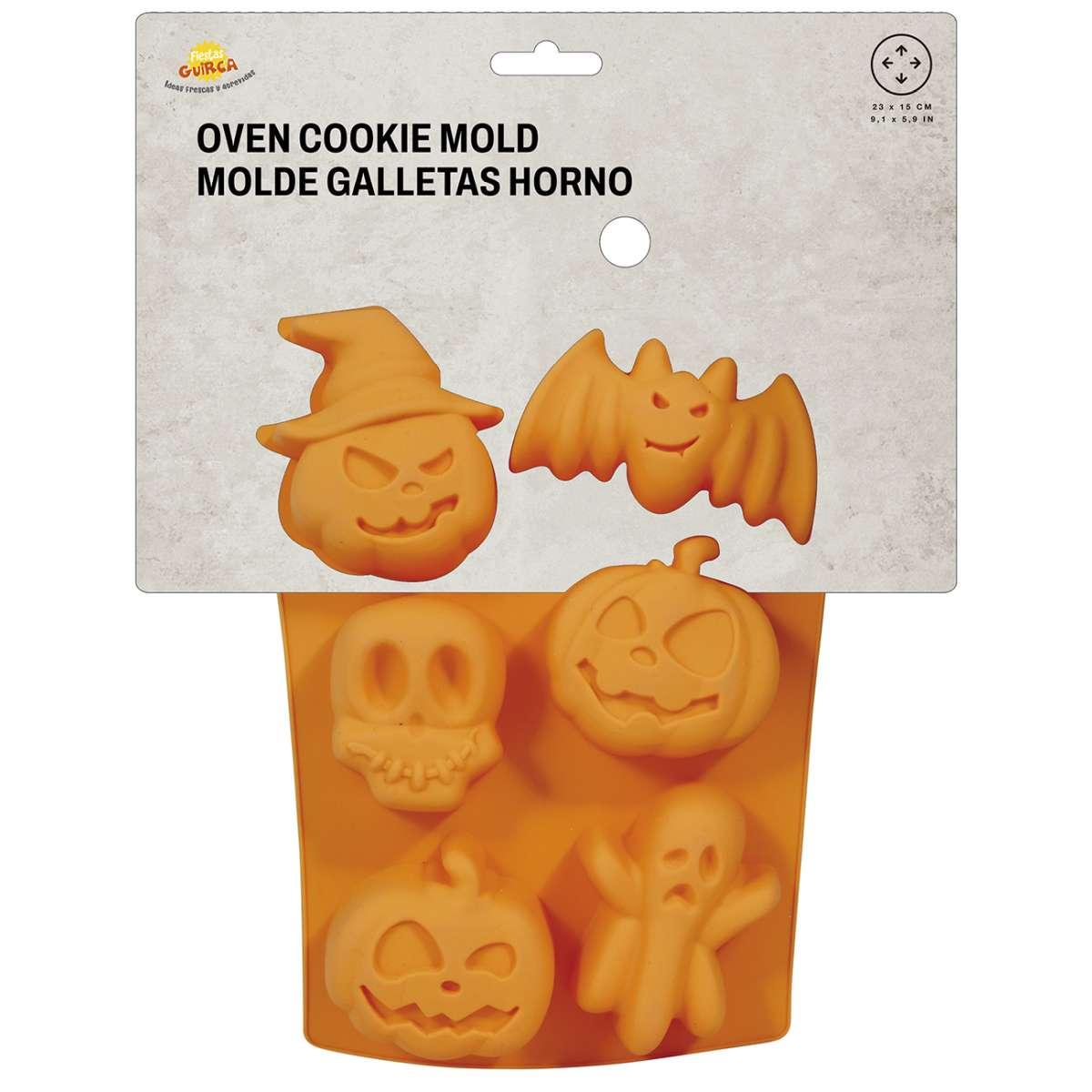 Stampo Silicone Halloween Biscotti con Soggetti Ass. Set pz.6 |Guirca_125