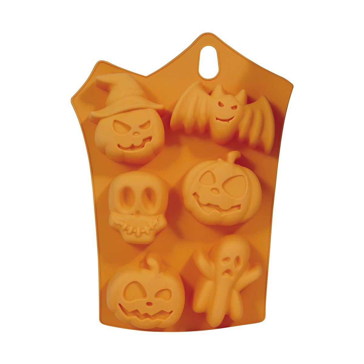 Stampo Silicone Halloween Biscotti con Soggetti Ass. Set pz.6 |Guirca_125
