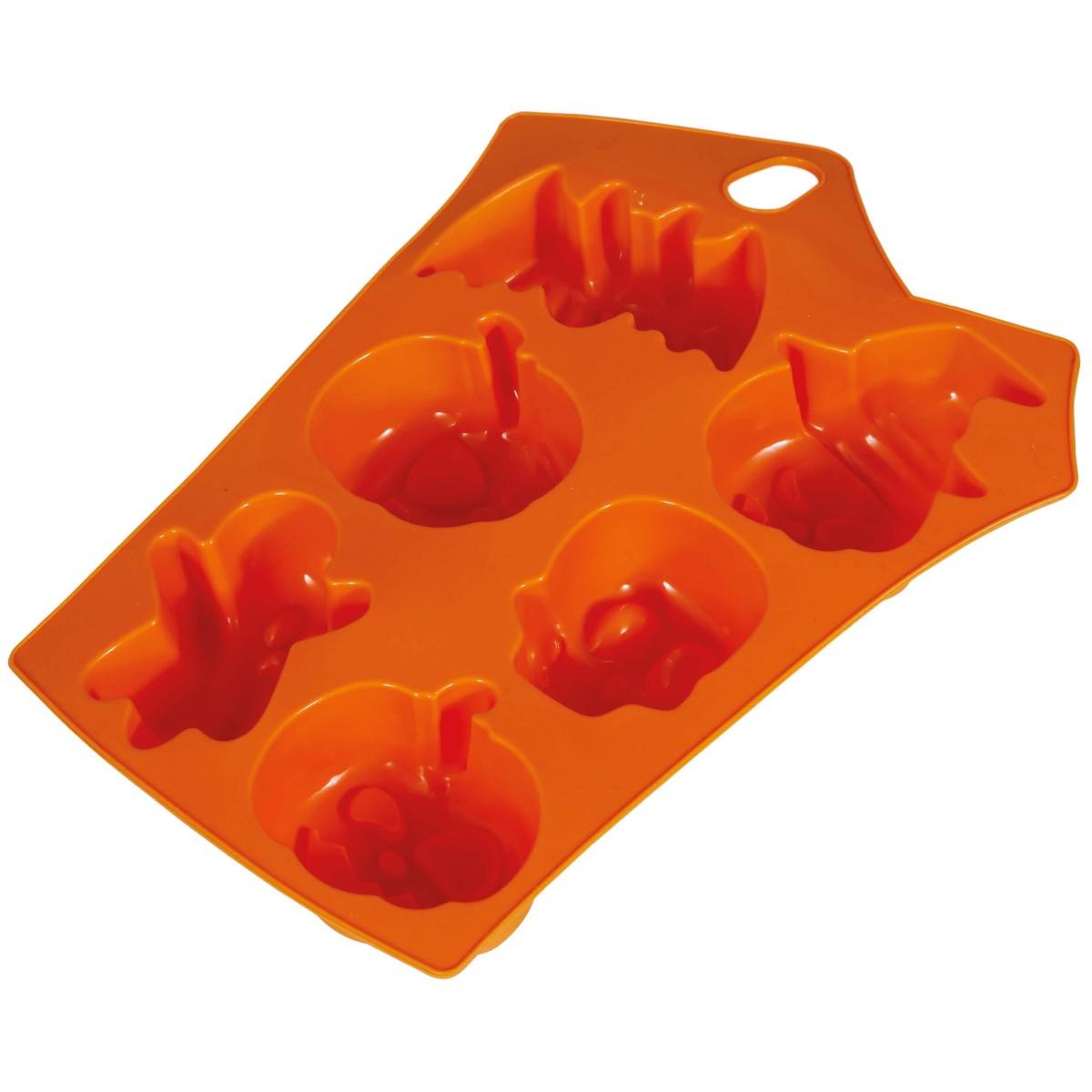Stampo Silicone Halloween Biscotti con Soggetti Ass. Set pz.6 |Guirca_125
